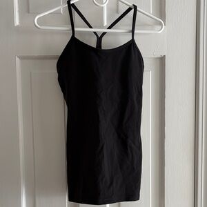 Lululemon Athletica Black Power Y Tank Top Size 4